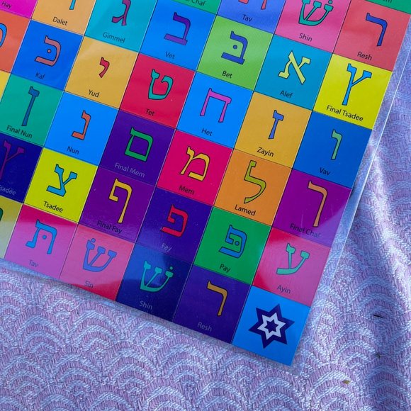 Magnetic Alef Bet Hebrew Greggo Magnets Science Museum of Minnesota NEW! - Picture 3 of 5